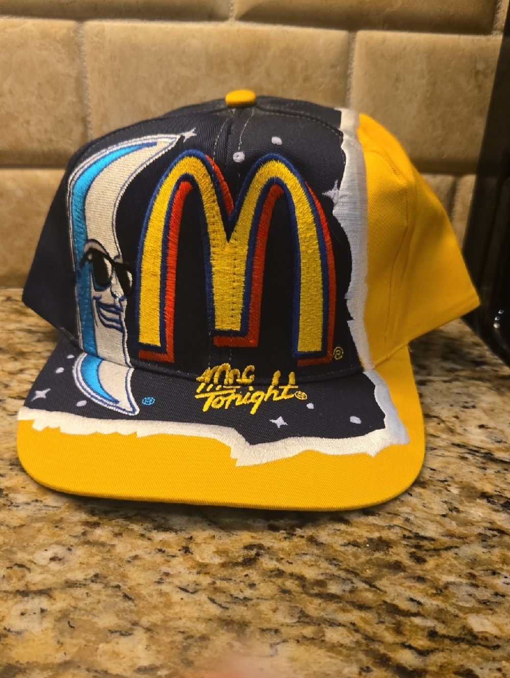 1990's NOS McDonalds Mac Tonight Moon Snapback Hat